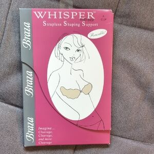 Braza Whisper Strapless Shaping Bra - Nude